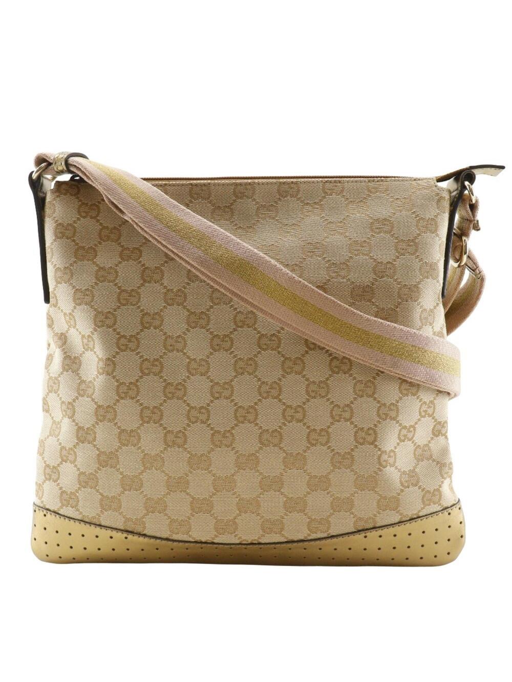 Gucci Zip Messenger Bag Gg Canvas With #255455G74B